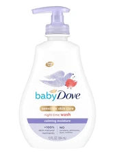 Baby Dove Sensitive Skin Wash, Calming Moisture, Hypoallergenic, 13 oz