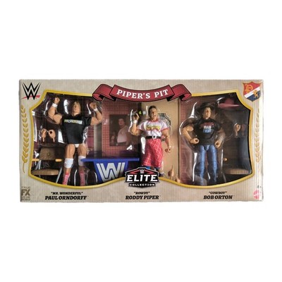 WWE Mattel  Elite Collection Piper s Pit Set of 3 Walmart Exclusive neu/ovp
