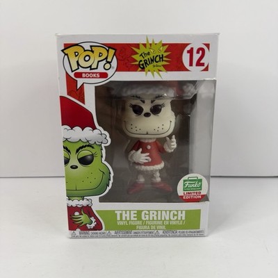 Funko Pop! Books Dr. Seuss The Grinch 12 White Funko Shop Exclusive
