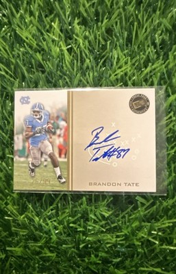2009 Press Pass Signings Brandon Tate #PPS BT Gold /99 RC North Carolina F62