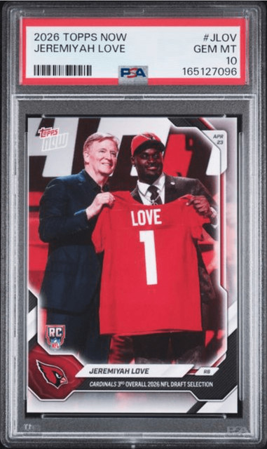 Jeremiyah Love 2026 Topps Topps