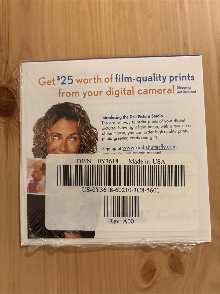 Álbum de fotos Jasc Paint Shop 4 Dell Picture Studio Software Disco CD nunca abierto Foto 2 de 2