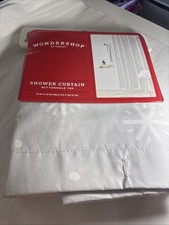 Wondershop Snowflake Shower Curtain Christmas NWT 927 