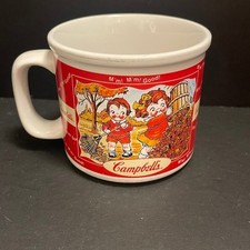Campbell's Kids Vintage Autumn Winter Soup Cup 100 Year Celebration 1998 Lot C