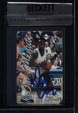 BAS 1995 Classic Assets Isaiah Rider Seal of Authenticity Auto 3c7