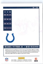 2020 Panini Chronicles #220 Michael Pittman Jr. Luminance Update Rookies Bronze