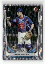2014 BOWMAN DRAFT #DP92 MARK ZAGUNIS SILVER ICE CHICAGO CUBS