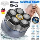 6 IN 1-Glatzen Rasierer Herren Elektrisch,Glatzenrasier Kopf Rasierer Nassrasier