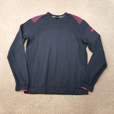 Hugo Boss Mens Jumper Medium Blue Pink Rowin ...