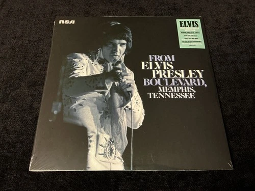 ELVIS PRESLEY 2LP FTD VINYL FROM EP BOULEVARD FACTORY SEALED BLACK VINYL RE 2023
