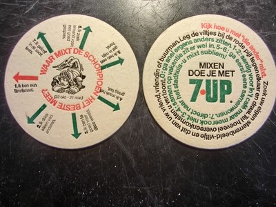 Bierdeckel 7 UP Sternzeichen Skorpion Niederlande