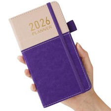 2026 Planner Pocket Size for Purse, Jan.2026 - Dec.2026 Small Daily Weekly Mo...