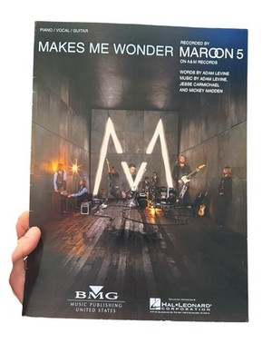 #110 Maroon 5  Makes Me Wonder  Sheet Music   Piano Vocal Guitar   2007