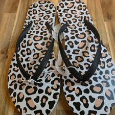 Shade Shore Leopard Print Flip Flops