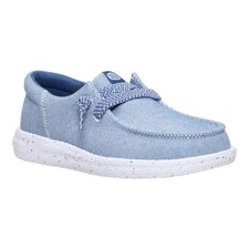 Hey Dude Wendy Funk Youth Friendship Lace Kid's Casual Shoes, Navy, K1