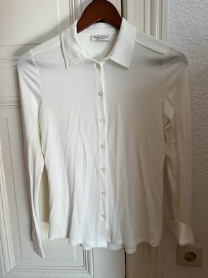 Marc O Polo Bluse Hemd Business Slim Fit Weiß Gr. XS