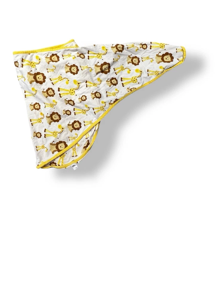 Large Cotton Safari Themed Swaddle, Excellent condition, Washed Never Used  - Image 4 of 4