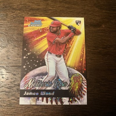 2025 Bowman Chrome Meteoric Rise James Wood #MR-5 Mini Diamond /150 Nationals