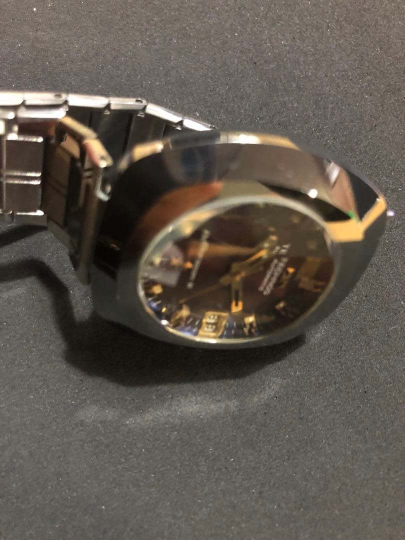 TECHNOS Borazon Watch Automatic Purple Dial Stain… - image 10