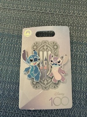 Disney 100 Stitch and Angel Pin