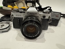 Canon AE-1 35mm Manual SLR Film Camera with 50mm Lens