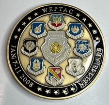 Challenge Coin ATK WEPTAC / Jan 7-11 2008 / Nellis AFB / Weapon And Space System