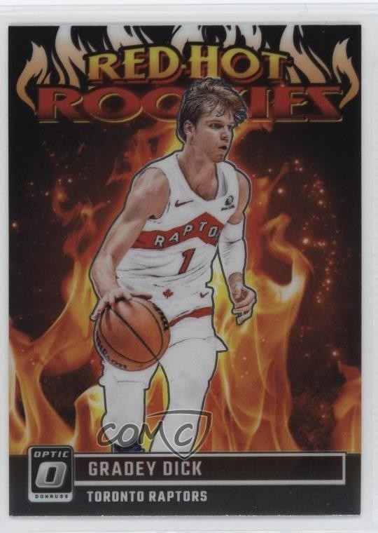 2023-24 Panini Donruss Optic Red Hot Rookies Gradey Dick #13 RC