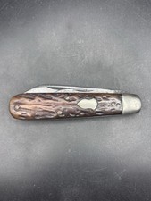 Vintage Cattaraugus Cutlery Little Valley NY 21489 2 Blade Pocket Knife