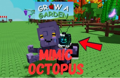 Mimic Octopus GAG Mimic Octopus Divine Pet Per Roblox Grow A Garden - Collezionabile, Pi&ugrave; Economico Del Negozio Figurina Roblox