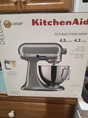 KitchenAid KSM97CU 4.5 Qt 300W Tilt-Head Stand Mixer Contour Silver 10-Spd