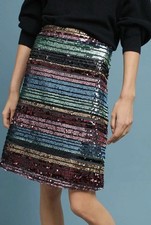 Anthropologie Moulinette Soeurs Women's Sequined Skirts Multicolor Size 4
