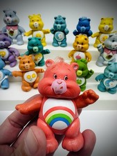 Vintage Care Bears Figurine Lot 14 PVC Poseable Kenner 1980s