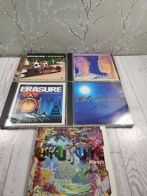 Lot Of 5 ERASURE CDs 2 Albums And 3 Maxi Singles Please Look At Pictures 