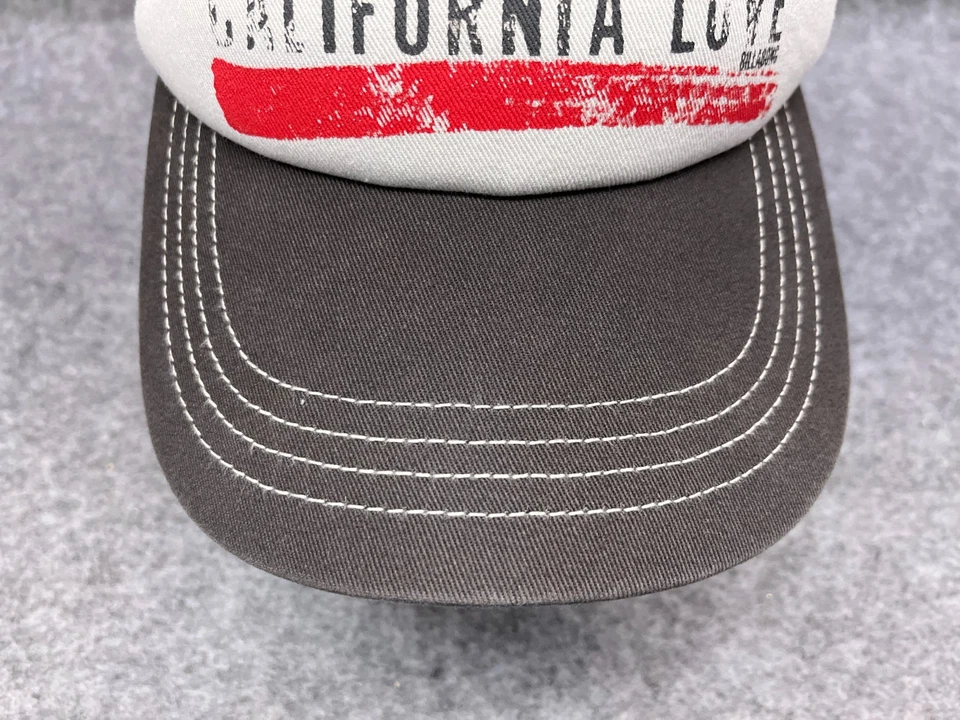 Gorra California Love espalda a presión adulto talla única gris mezcla de poliéster camionero Foto 3 de 4