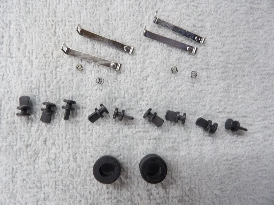 (new) aurora magnatraction ho slot car guide pins tires pickup shoes and springs - Image 2 of 3