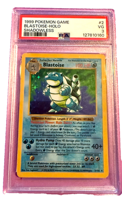 Blastoise 002/102 Base Set (Shadowless) Holo for sale online | eBay