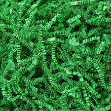 1/2 LB Crinkle Cut Paper Shred Filler 8 oz Green Crinkle Shredded Paper for Gift