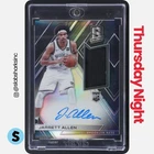 2017 PANINI SPECTRA #133 JARRETT ALLEN ROOKIE JERSEY AUTO RC /299