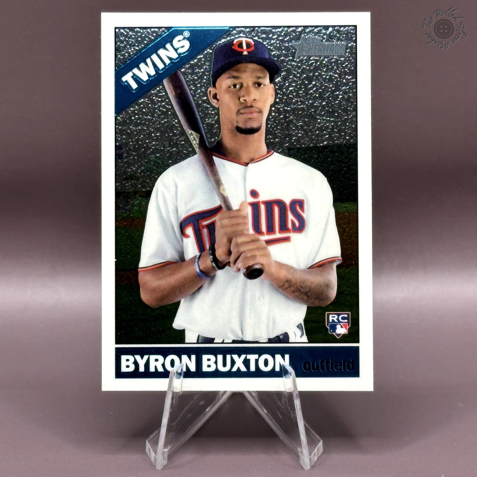 2015 Topps Heritage Chrome Byron Buxton Rookie Card /999 - #724