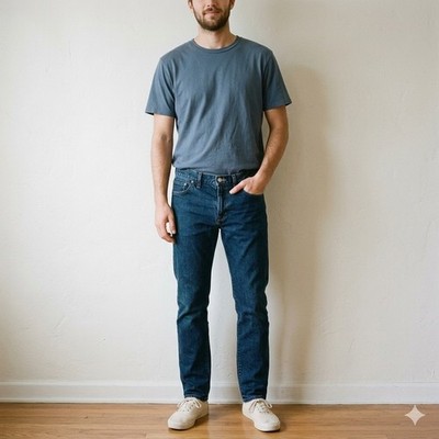 Outerknown Ambassador Slim Fit SEA Jeans Mens 33x30 Blue Dark Wash Denim