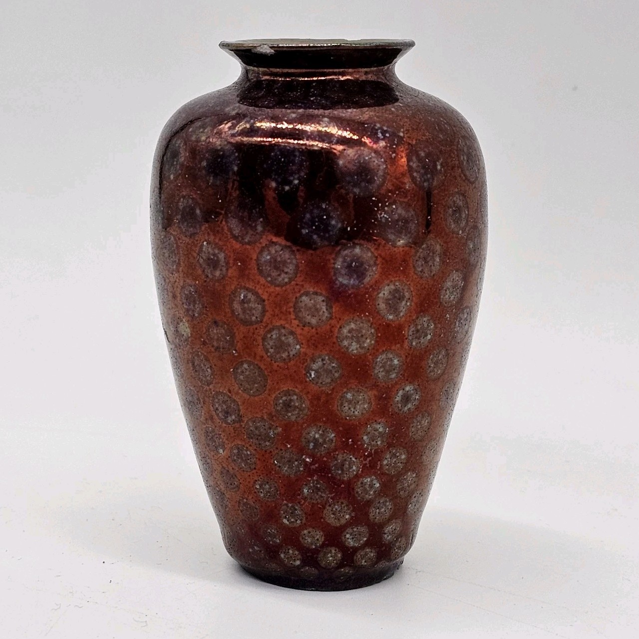 Antique c1900 CLEMENT MASSIER French Art Nouveau Golfe Juan Pottery Vase