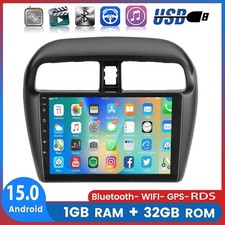 Für Mitsubishi Mirage Space Star Autoradio Apple CarPlay Android 15 GPS Navi 32G