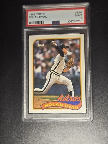 1989 TOPPS #530 NOLAN RYAN ASTROS HOF PSA 9 NICE!!! 2 Available