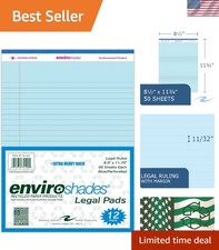 Sustainable Blue Legal Pads 12 Pack - 8.5x11 ...