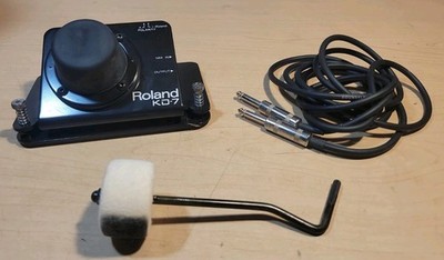 Roland KD-7 V-drums Bass Drum Kick W/ KDB-7 Curved Beater & Cable Kd 7 #3X3