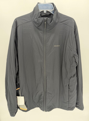 Salomon Men's Mountain Flex Jacket, Deep Black, Assorted Sizes