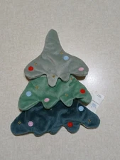 Cloud Island Baby Lovey Christmas Tree Green Crinkle