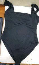 New MARA HOFFMAN Quick Dry One Piece Swimsuit Black Size Small