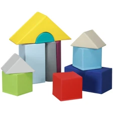 Kids Soft Play Set Includes Eleven Different Foam Blocks