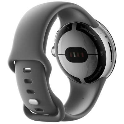 【中古品】Google Pixel Watch グレー Google Pixel Watch (1st Gen) GWT9R (LTE + Wi-Fi). Silver Case with